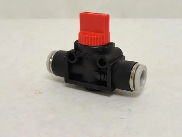 209711 New-No Box; Festo HE-2-QS-5/16-U Manual Shut-Off Valve 153982; 5/16" PTC