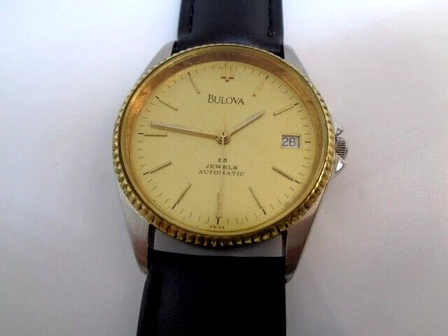 Bulova Orologio Uomo Classico Acciaio Inox – Quadrante Con Giorno E Data, Design Vintage, 30m Water Resistant