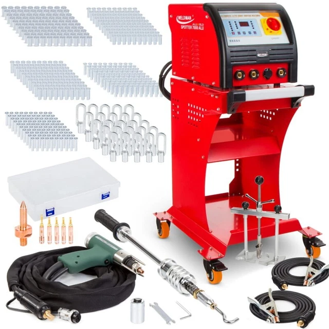 Ausbeulspotter Alu mit Dellenlifter - Spot Welder mit 135 Einstellungsspeicher