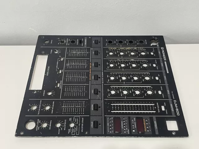 Placa frontal negra Pioneer DJM 500 DJM-500 DJM500 Ref.047882 3