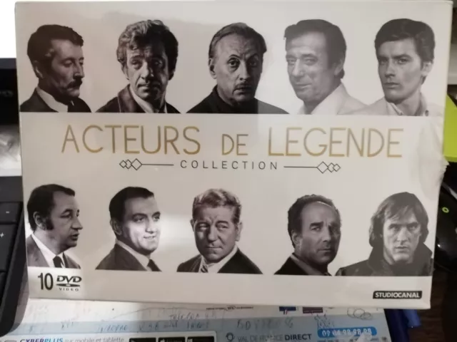 Coffret Dix Dvd Acteurs De Legende Collection 2018 Neuf Sous Blister