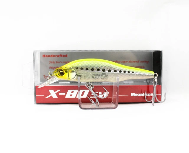 Leurre Megabass X-80 SW LBO Naufrage SS Ghost Lemon 82mm - Pêche En Mer