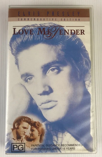 ELVIS PRESLEY COMMEMORATIVE Edition Love Me Tender VHS Video 20 23 