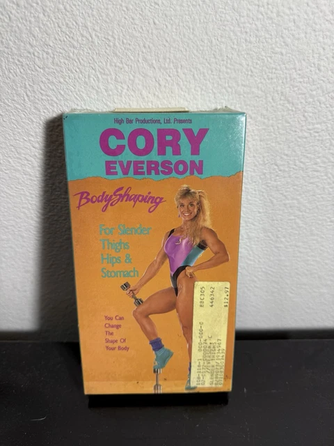 vhs-cory-everson-body-shaping-1989-female-body-building-workout-new
