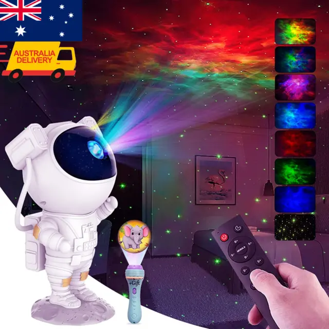 Star Projector Night Light Remote Control Rotation Baby Adults Bedroom Decor AU