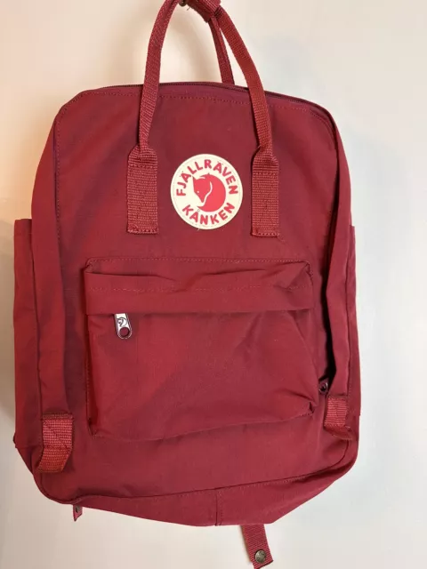 Fallraven Kanken Maroon Backpack NWOT 23510