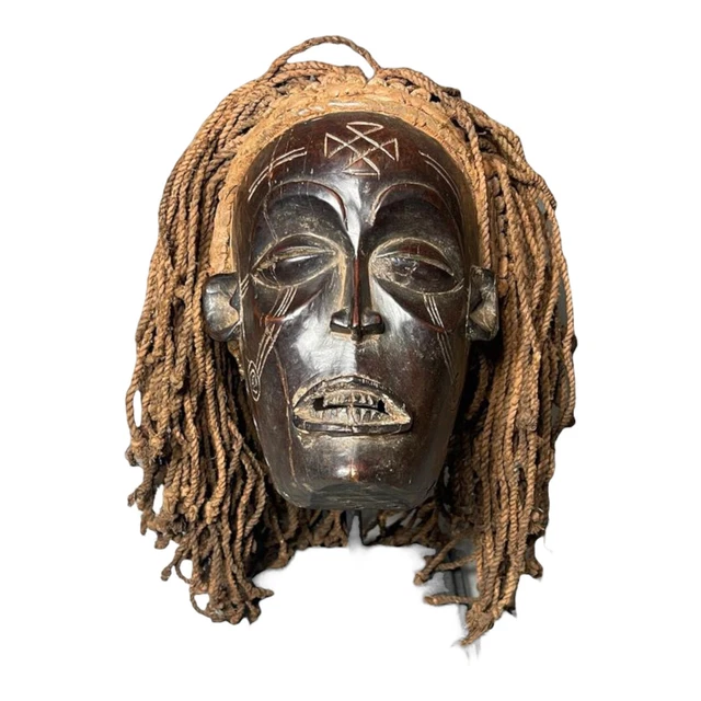 Chokwe Mask Angola - African Art Wooden Mask Carving