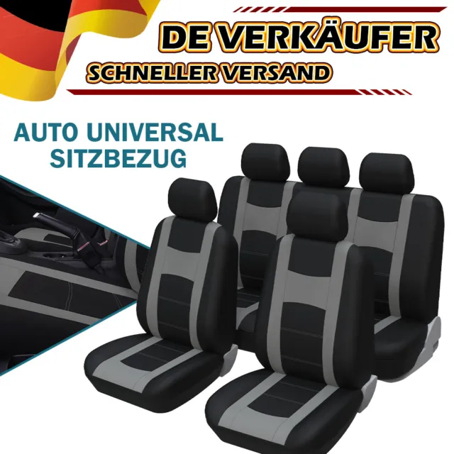 9 Stk Universal Auto Sitzbezüge chonbezüge Komplettset Vordersitze Fahrersitz