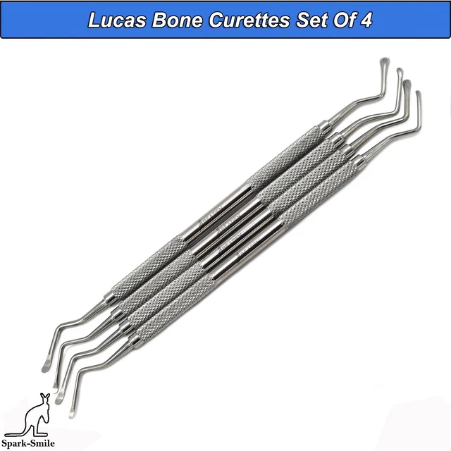 Lucas Bone Curettes, 4MM Non- Serrated - LENOX DENTAL - Foto 6