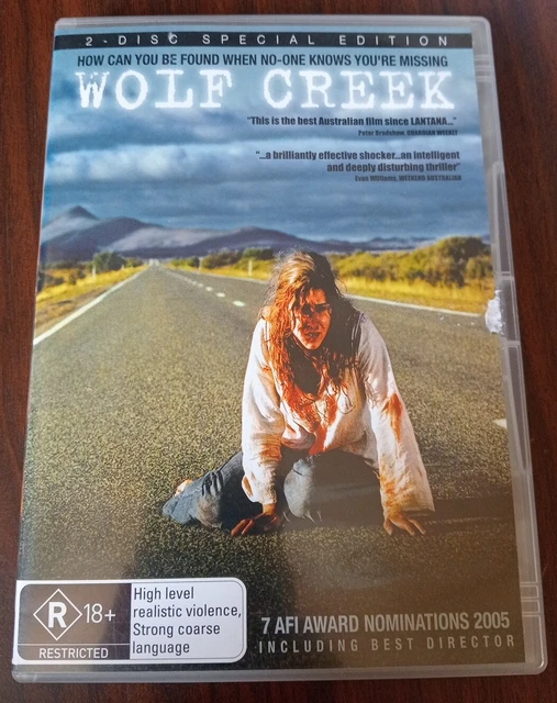 Wolf Creek Special Edition (DVD, 2005) Region 4 Good Condition 2 Disc Set