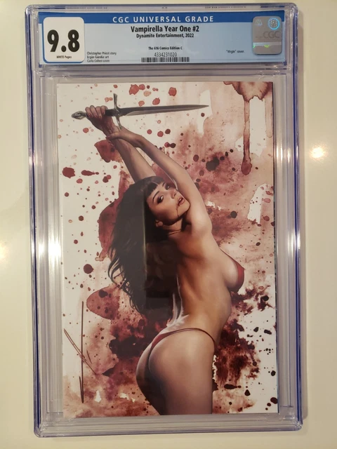 Vampirella Year One 2 Cohen virgin variant CGC 9.8 Dynamite 2022