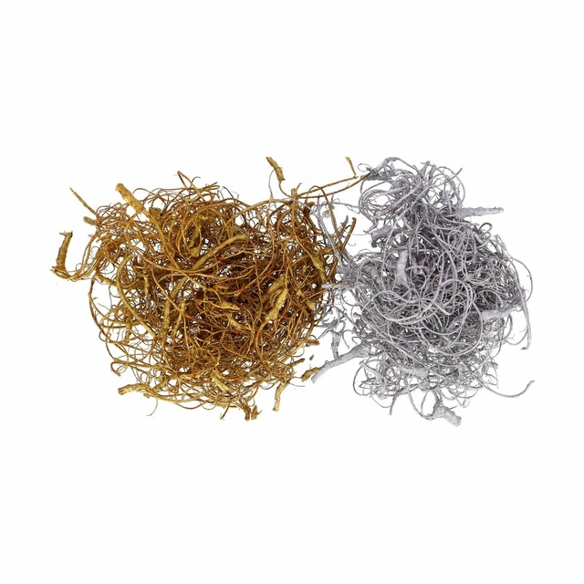 Curly Moos - 500 g - oro/plata