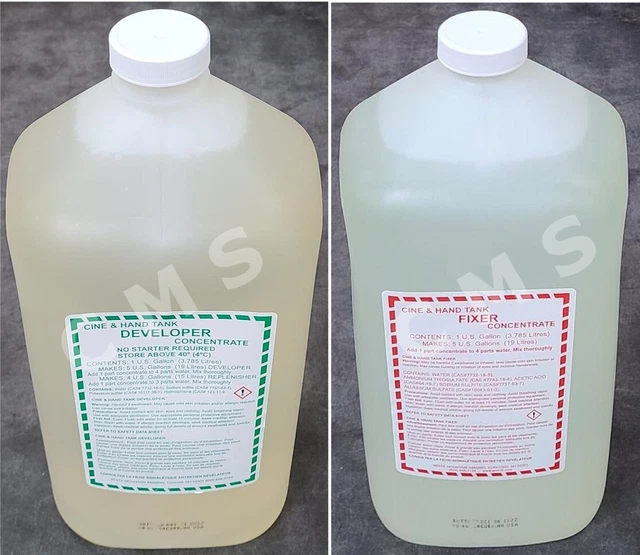 SIMON Manual Process X-Ray Developer / Fixer Replenisher Tank Concentrate GALLON
