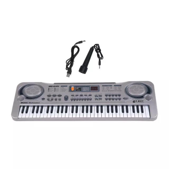 Clavier de Piano électrique 61 touches, Instrument de musique Portable,