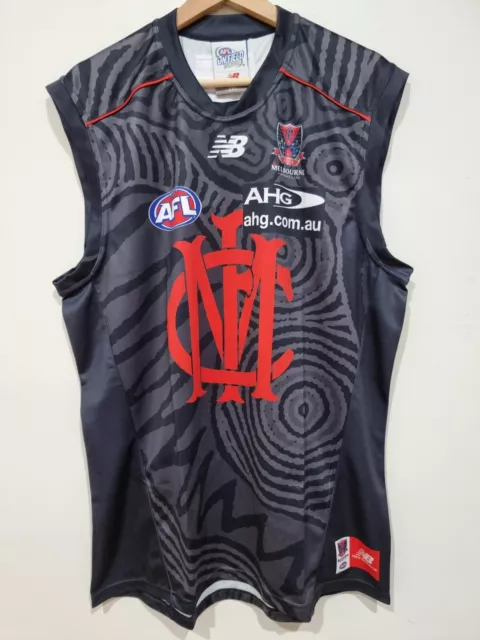 2014 AFL Melbourne Football Club Indigenous Round Player Issue Guernsey #20 2XL