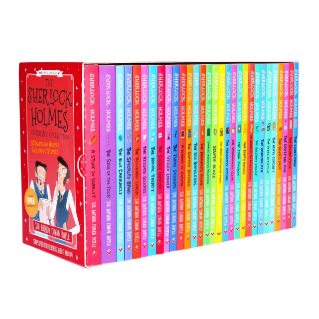 The Sherlock Holmes Children’s Collection 30 Books Box Set - Ages 7-9 -Paperback