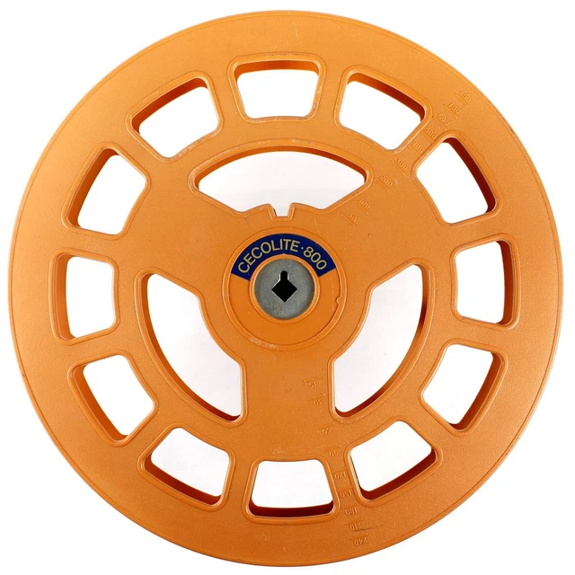 Carrete de película de cine de 16 mm 800 ft carrete de recogida naranja de 10