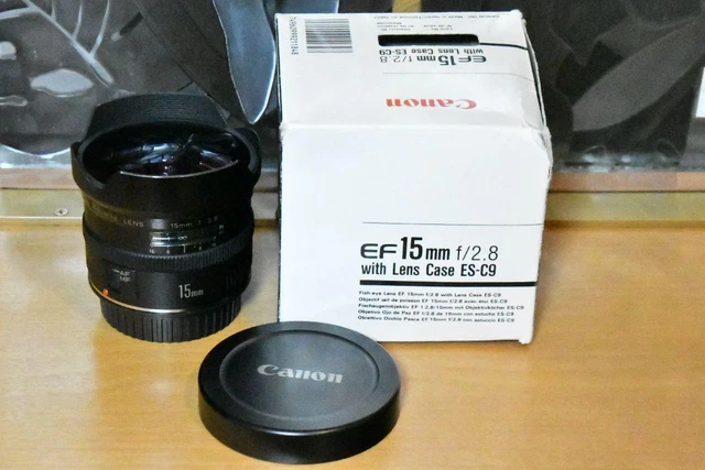 Single-Lens Reflex Camera Beginner Canon Ef15Mm F2.8 Fisheye Maintenance Lens El