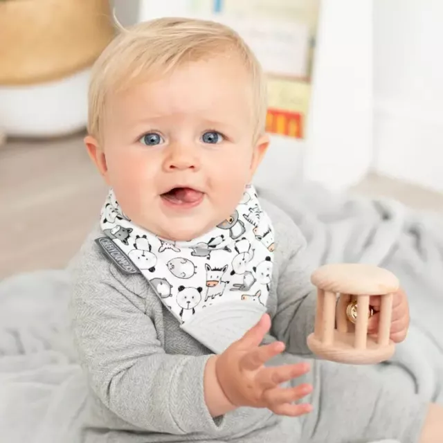 Cheeky Chompers Lätzchen für zahnende Babys und Kleinkinder - Bandana Lätzchen