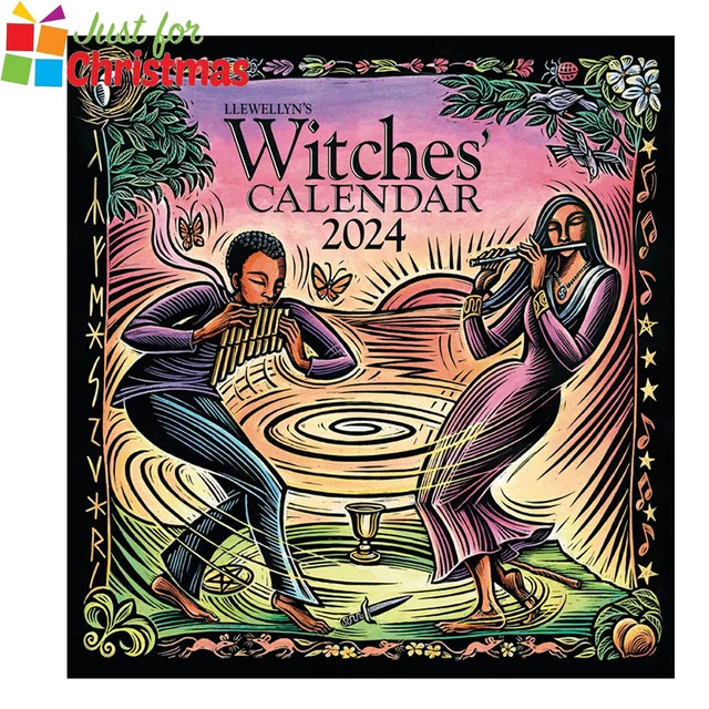 WALL CALENDAR,LLEWELLYN'S 2024 Witches' Calendar (Calendar) 16.59
