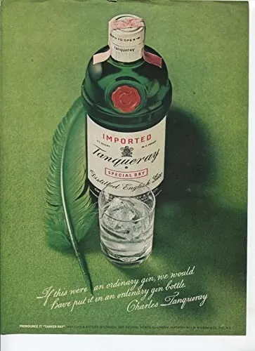 Tanqueray Special Dry Distilled English Gin If This Were An Ordinary Gin We Woul