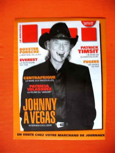 Publicite De Presse Johnny Hallyday A Las Vegas Pour Le Magazine Lui Ad 1996