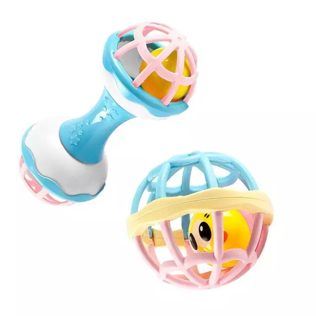 Baby Rattle Kids Grasp Shaking Bell Sensory Toy for Eearly Development