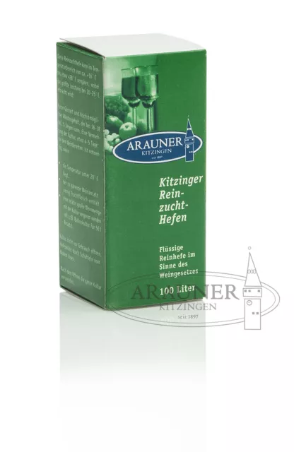 Kitzinger Reinzuchthefe Steinberg Gärhefe 30 ml für 100 Liter