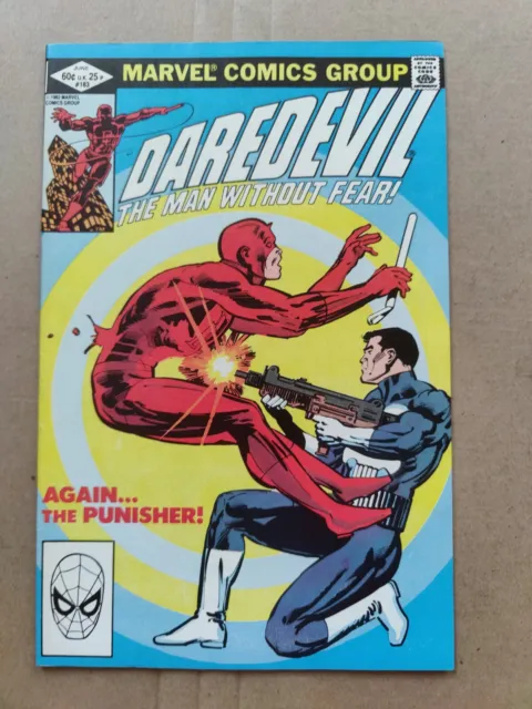 Daredevil #183 Marvel Comics 1982 1st Vs. The Punisher VF+ Frank Miller