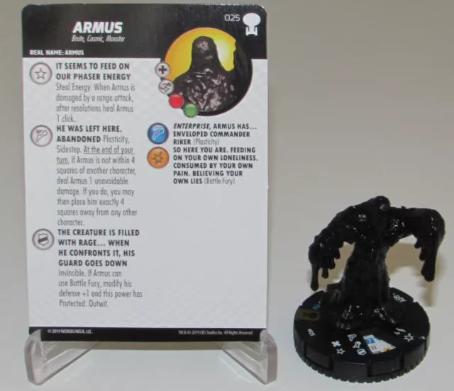 ARMUS 025 Star Trek TNG To Boldly Go HeroClix Super Rare Away Team