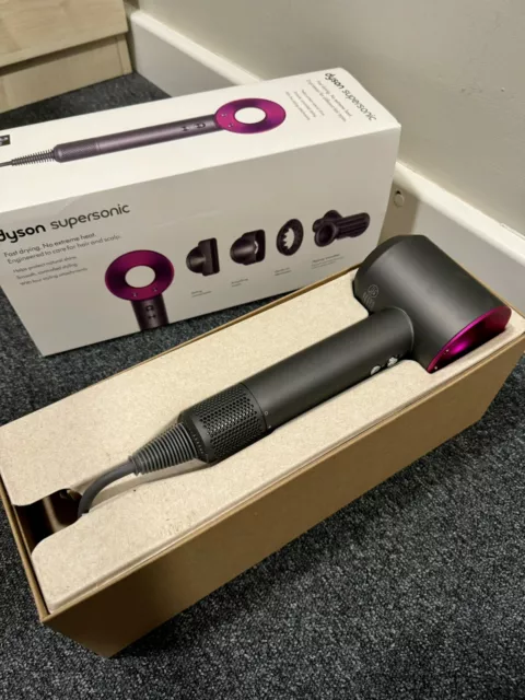 Dyson Supersonic Hair Dryer - Iron/Fuchsia