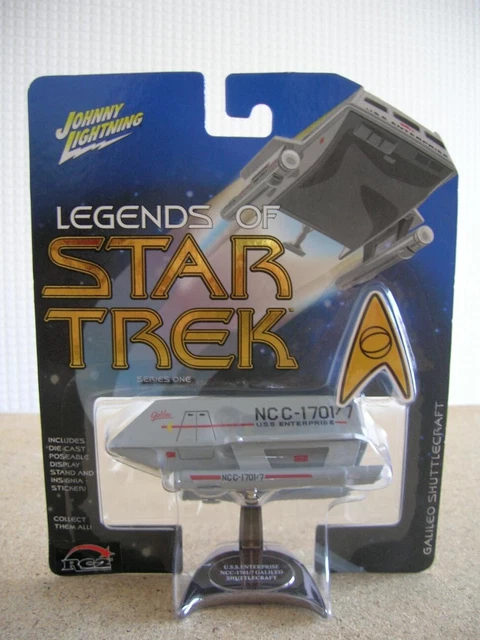 Johnny Lightning Legends Star Trek USS Enterprise Shuttle Galileo New MIP