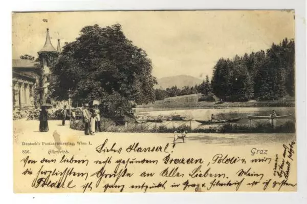 AK Graz, Hilmteich, 1900