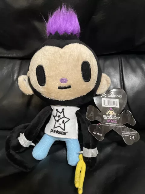 Tokidoki Punkstar Maxx Monkey plush