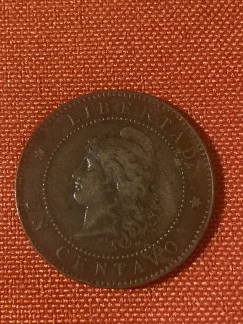 Argentina 1886 1 Centavo