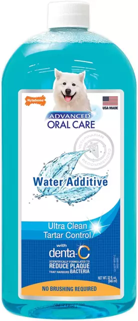 Nylabone Advanced Oral Care Dog Water Additive for Dental Care - Liquid Tartar R