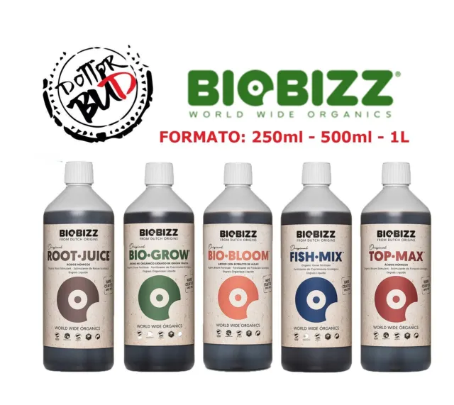 BioBizz Fertilizzanti | Root Juice | Bio Grow | Bio Bloom | Fish Mix | Top Max