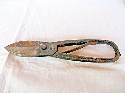 Antique Old Unused Solid Iron Tin Cutter Heinrich Boker Made Germany Lever Type