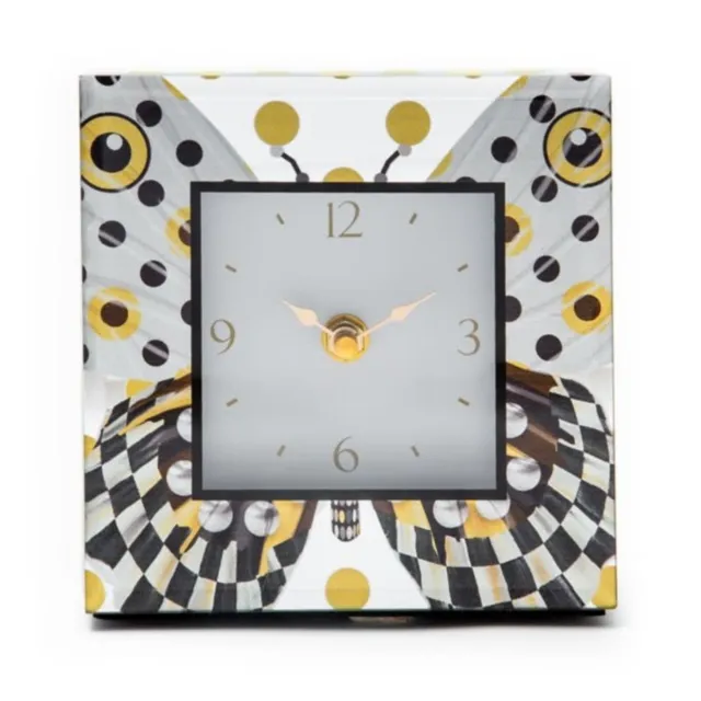 Brand New MacKenzie-Childs Spot on Butterfly Clock