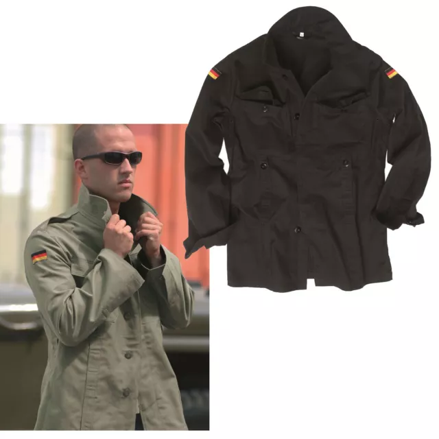 Bundeswehr Moleskinjacke Feldjacke Moleskin Feldbluse BW Schwarz Oliv 44 - 60