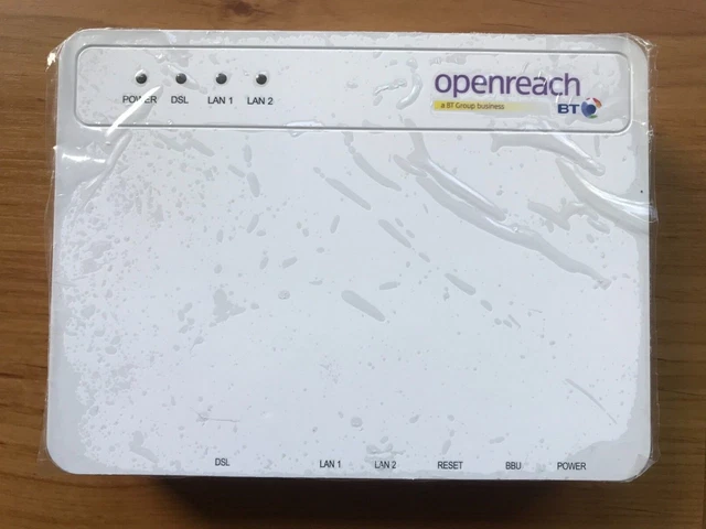 BT OPENREACH FIBRE Modem BT Openreach Fibre Modem ECI Telecom Ltd NGA ...