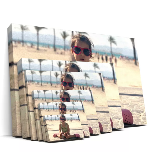 Personalised Photo Canvas Print Your Picture Framed Wall Hanging Canvas Art Gift