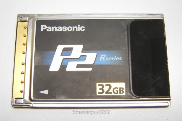 Tarjeta de memoria Panasonic P2 / serie R - 32 GB / AJ-P2C032RG -- CC