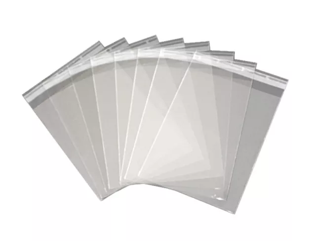 100 x  modern  age comic bags AND boards self sealing strip.