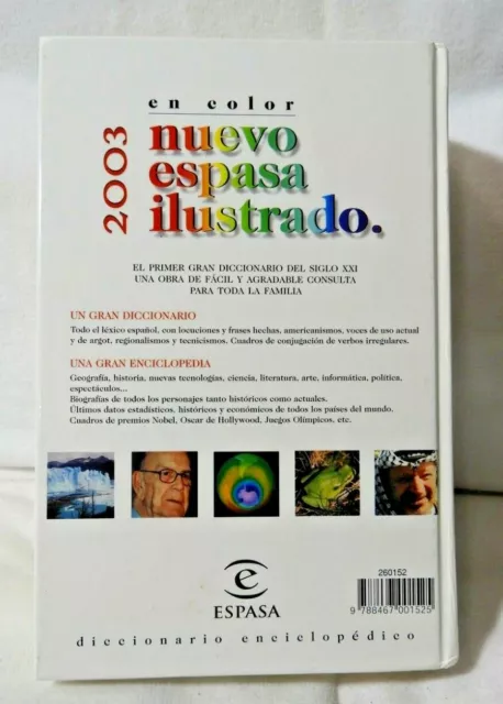 (2003 Nuevo Espasa Ilustrado En Color) Diccionario Enciclopédico... ¡Ex!¡! 2