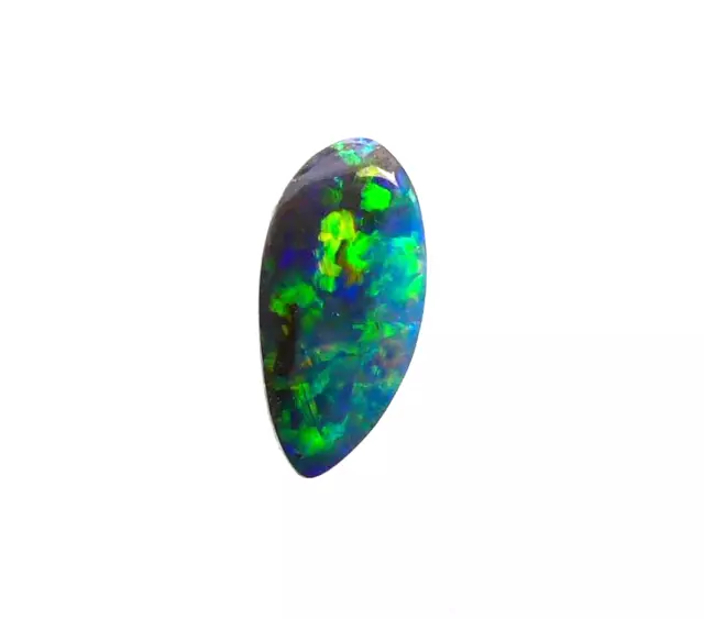 Australian Boulder Opal, Solid Natural Polished Gem Loose Stone,  9x4.5mm 10775