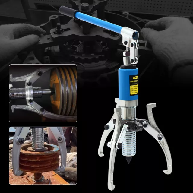 New 5-Ton Universal Bearing Puller Hydraulic Pump Gear Hub Removal Tool Set Kit