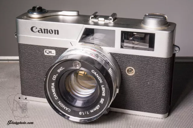 -REVISE CLA- Canon Canonet QL19 45mm F:1.9 (1965)