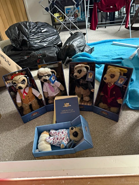 MEERKAT MANOR PLUSH Soft Toy Bundle Boxed Small 15-35cm With Tags ...