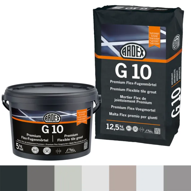 ARDEX G10 Premium Flex-Fugenmörtel Flexmörtel Flexfuge Fliesen Platten Mosaik